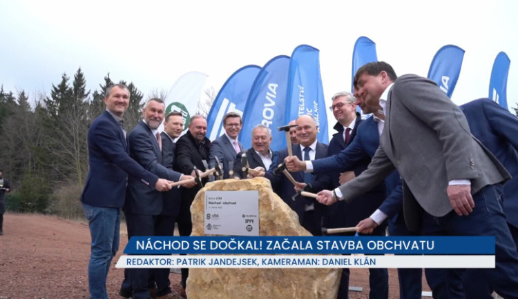 Náchod se dočkal, začala stavba obchvatu