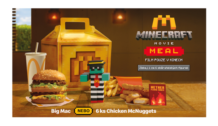 Vytvořte si svůj svět s McDonald's & Minecraft