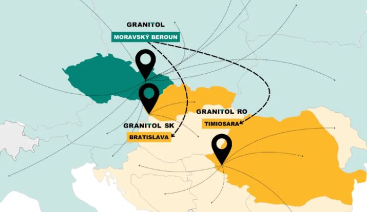 Granitol otevírá pobočku na Slovensku, navazuje na úspěch v Rumunsku