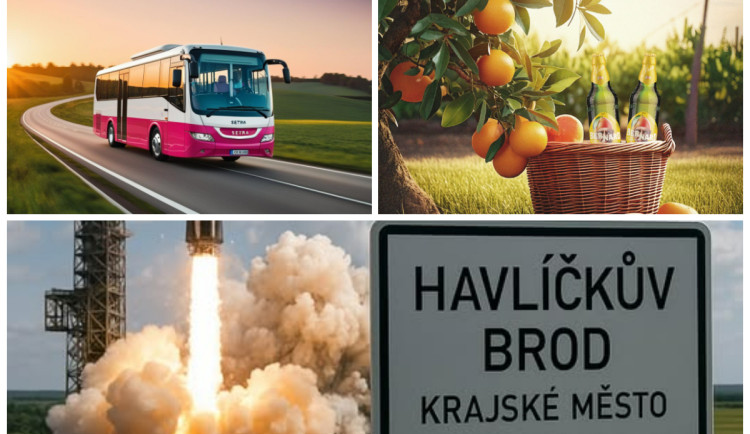 Nové krajské město, letiště s mrkvanci na palubě, růžové autobusy. Na Vysočině se roztrhl pytel s aprílovými vtípky