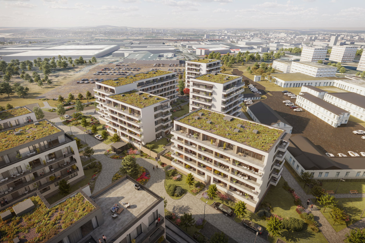 Vizualizace 3. etapy Triangl Parku