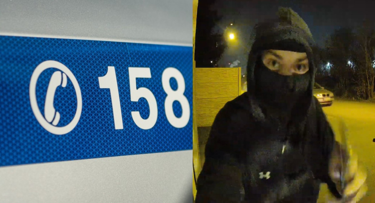 Nepozná někdo maskovaného muže na tomto snímku z bezpečnostní kamery?