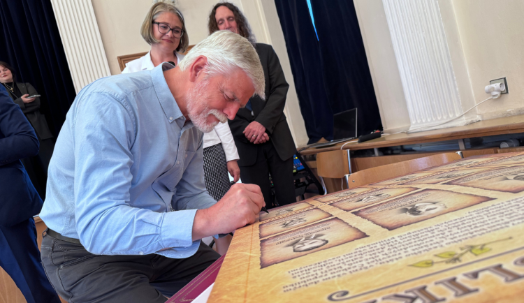 OBRAZEM: Jak vypadala návštěva prezidenta v Královéhradeckém kraji?