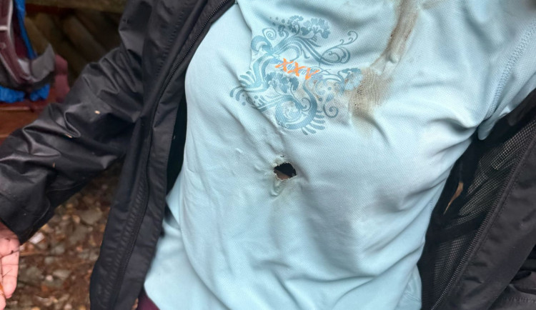 Blesk zranil dva německé turisty v Krušných horách