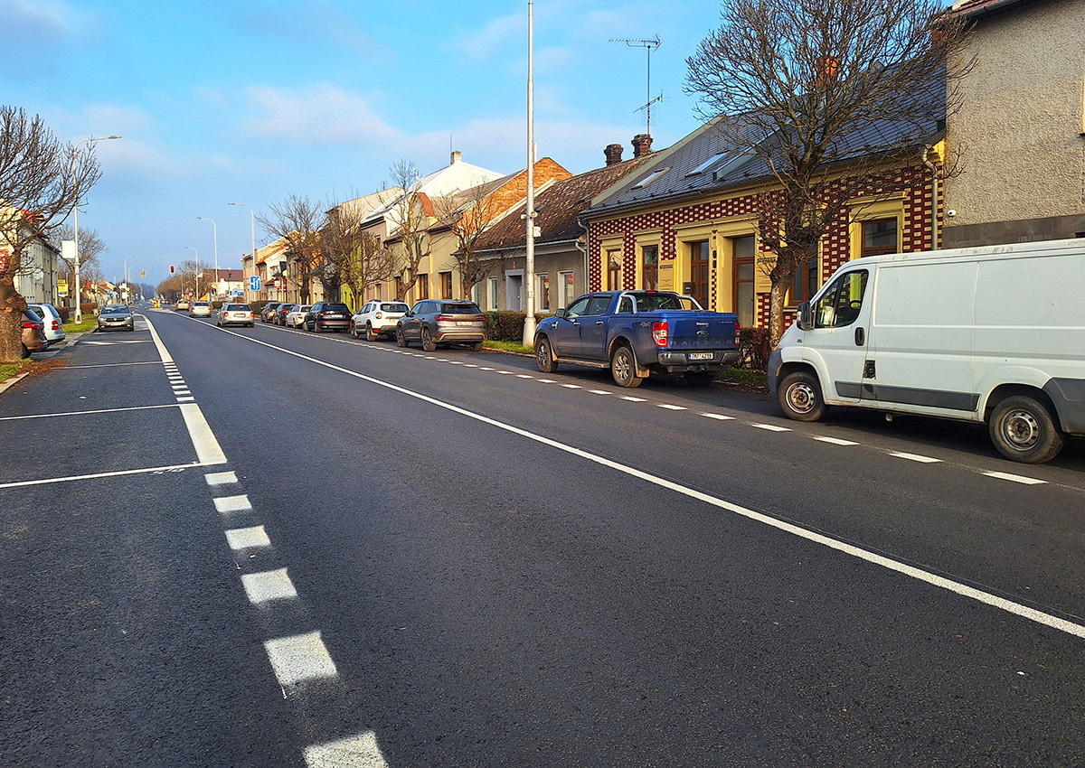 Chválkovická ulice prošla loni rekonstrukcí silnice - ilustrační foto