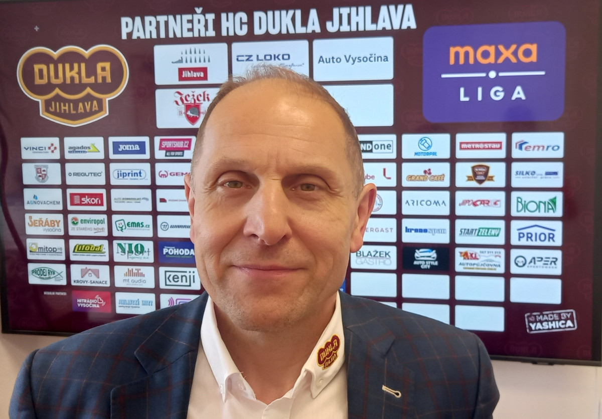 Jednatel HC Dukla Jihlava Bedřich Ščerban.