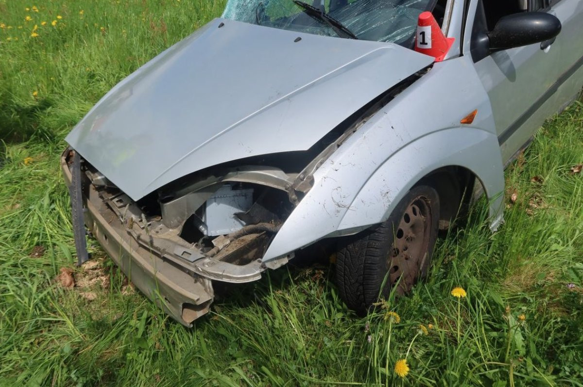 Jízdu opilého řidiče ve Studánce ve voze bez technické zastavil strom. Neuhnul