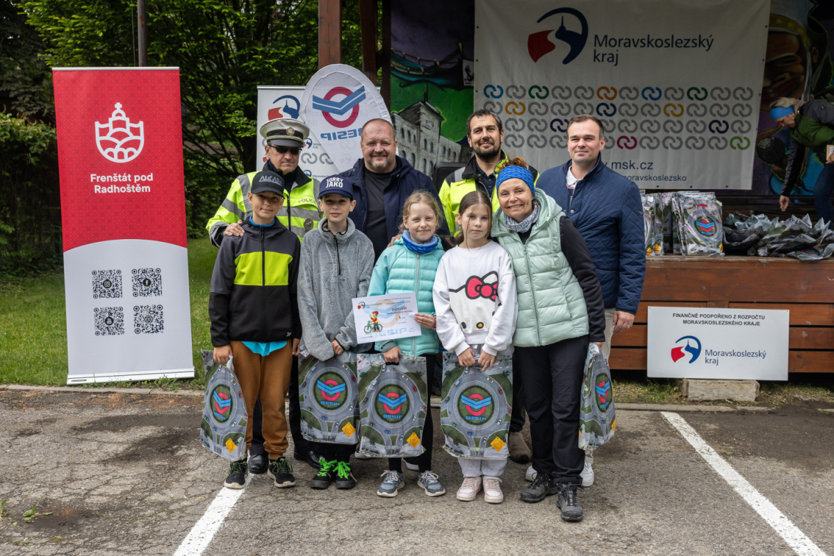 Ve Frenštátě závodili mladí cyklisté. Zazářili žáci z Frýdku-Místku