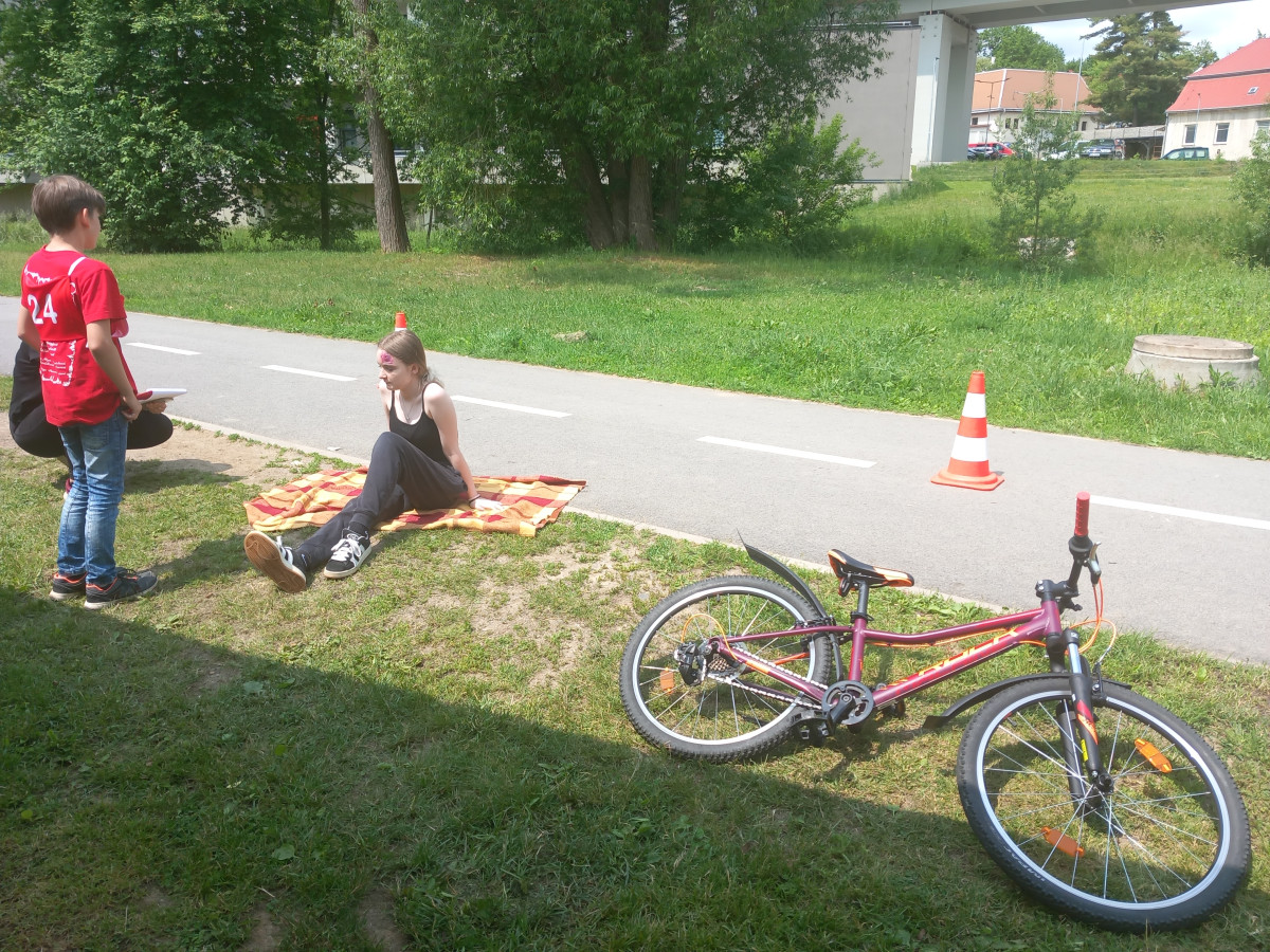 FOTO: Na dopravním hřišti v Jihlavě soutěžila téměř stovka mladých cyklistů