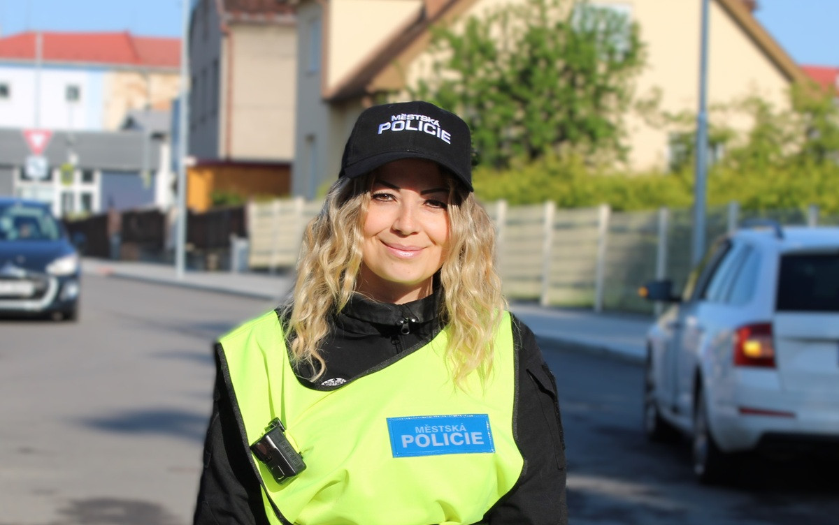 Strážnice městské policie v Humpolci Adéla Nováčková. Foto: Se svolením Městského úřadu Humpolec