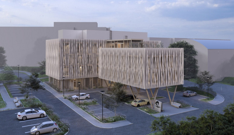 Desítky kanceláří i kinosál. Fakultní nemocnice Olomouc postaví novou budovu ředitelství