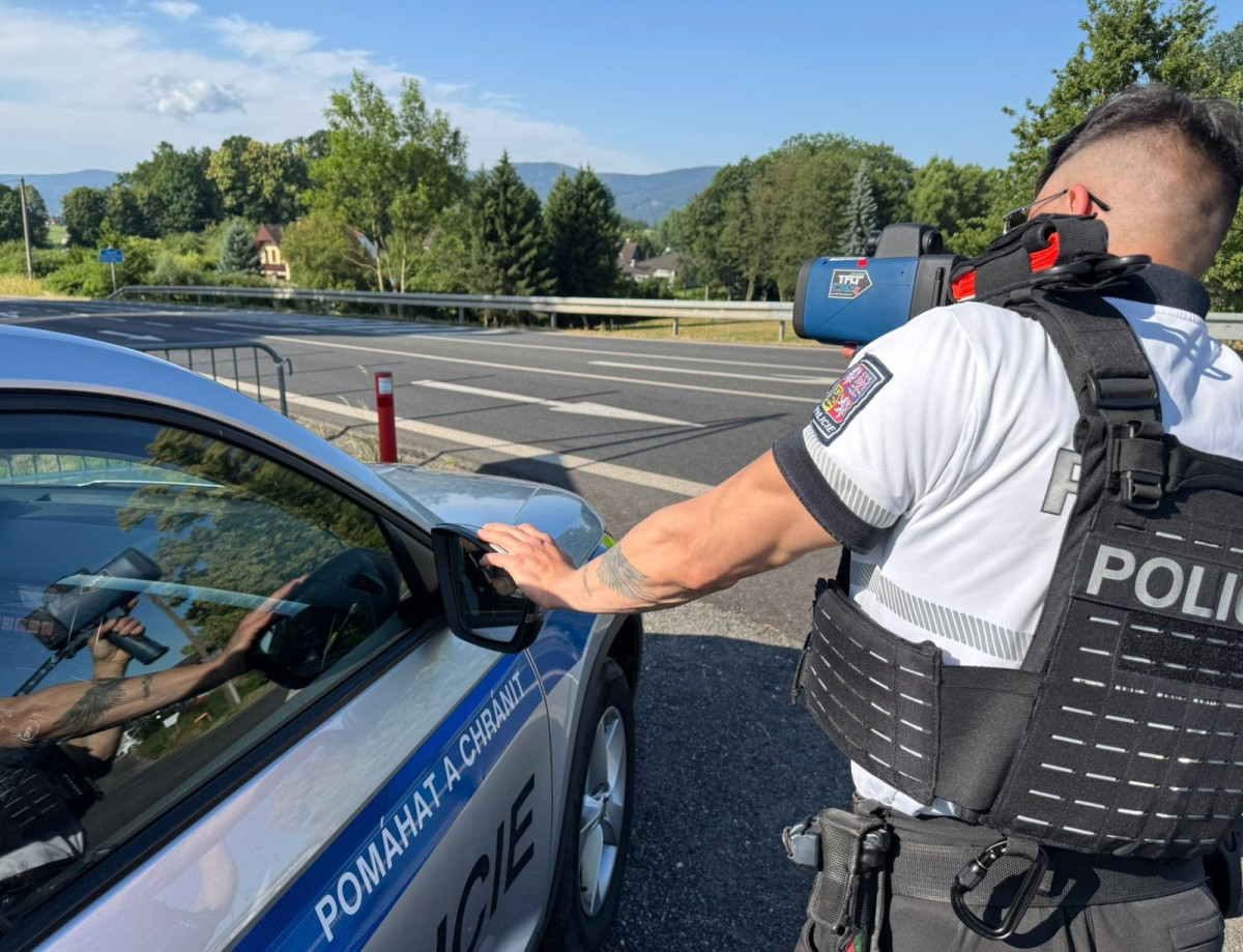 Policisté se zaměřili na dodržování rychlosti, překročil ji každý druhý kontrolovaný