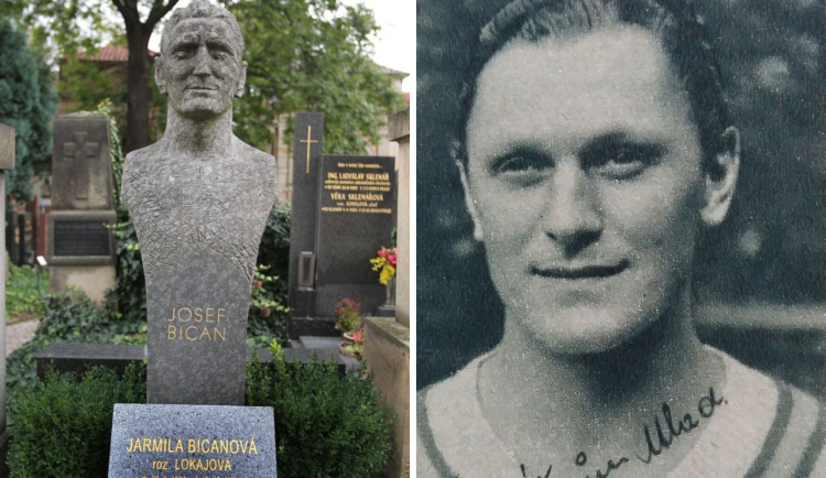 Bicanův hrob je na Vyšehradském hřbitově.