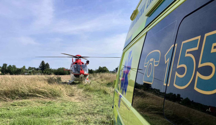 Pád z pěti metrů a bezvědomí. Zraněnou dívenku ze Zoo Olomouc transportoval vrtulník