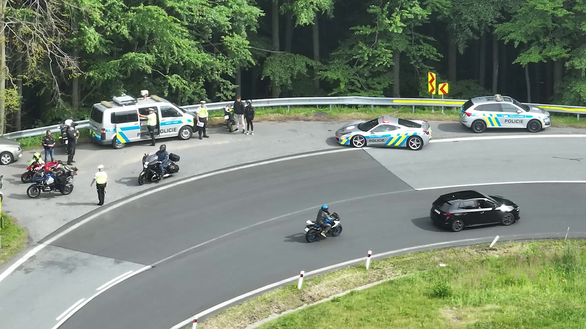 Dopravně-bezpečnostní akce Policie ČR v oblasti Červenohorského sedla - ilustrační foto