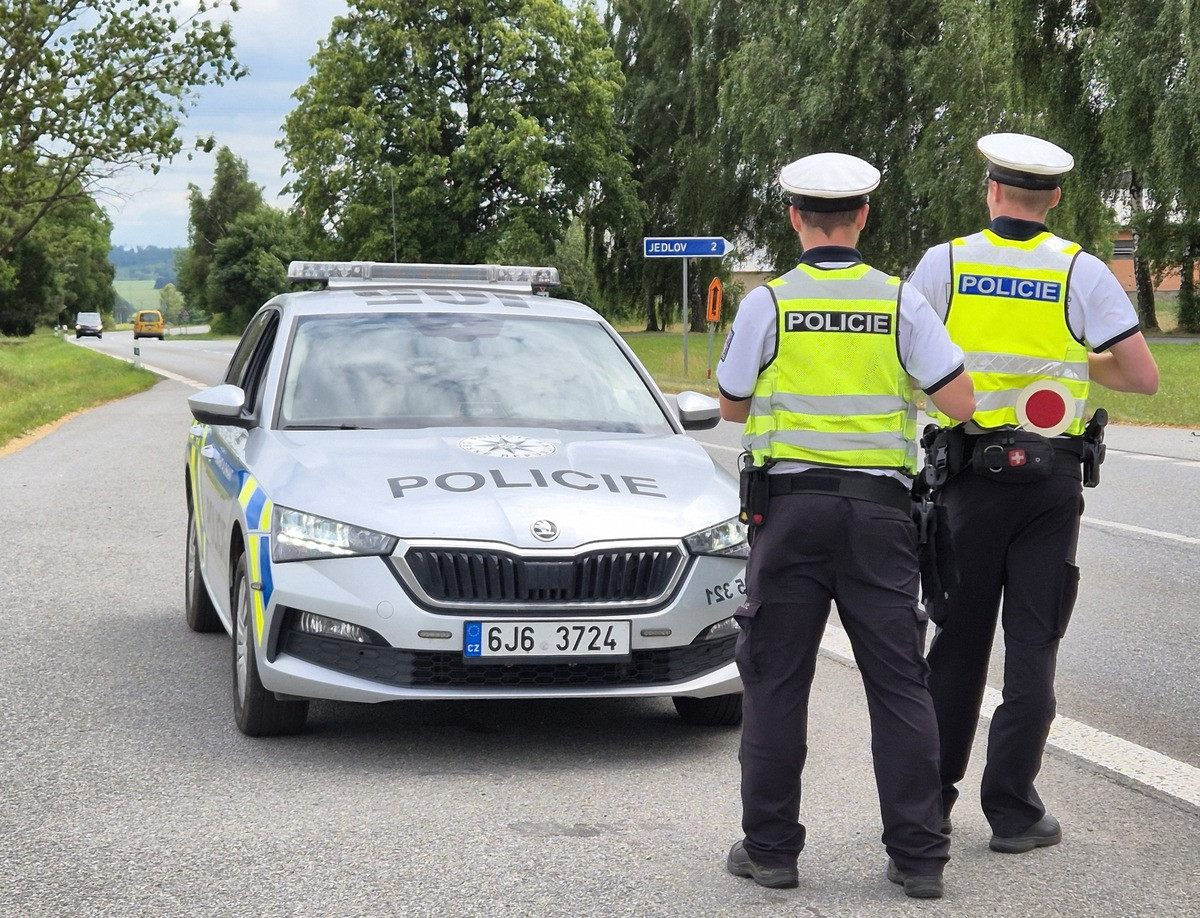 Práce dopravních policistů na Vysočině je velice pestrá