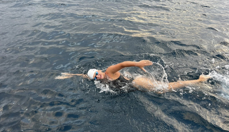 Další úspěch plavkyně z Třebíče. Andrea Klementová pokořila americký kanál Catalina