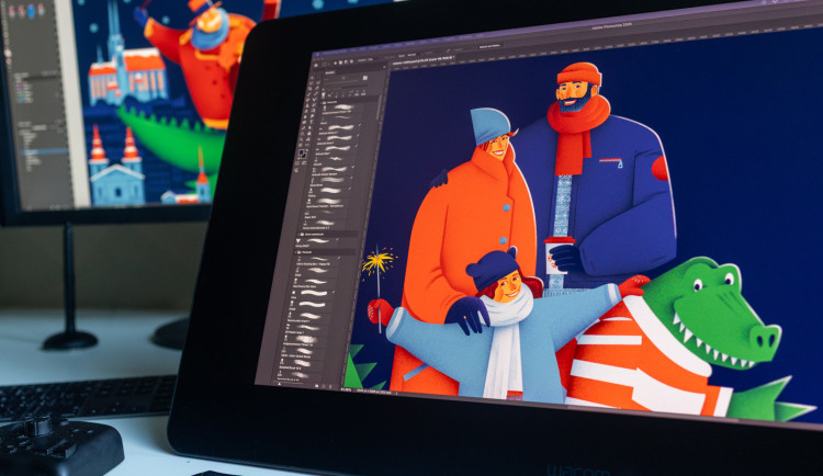 Brno dychtí po čase vánočním, adventní suvenýry letos opět ozdobí drak ve svetru