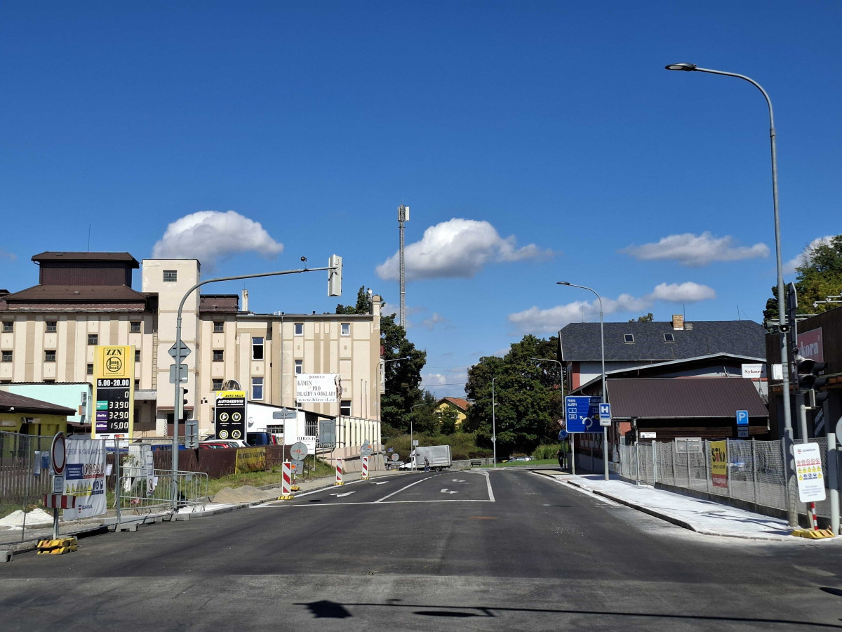 Volyňská ulice ve Strakonicích je po rekonstrukci opět průjezdná