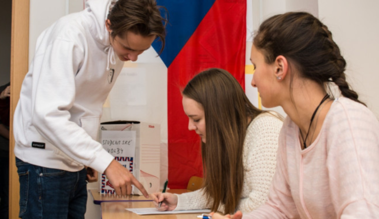 Studentské volby vyhrála v ČR koalice Spolu. V kraji ale více bodovali Starostové, u učňů ANO