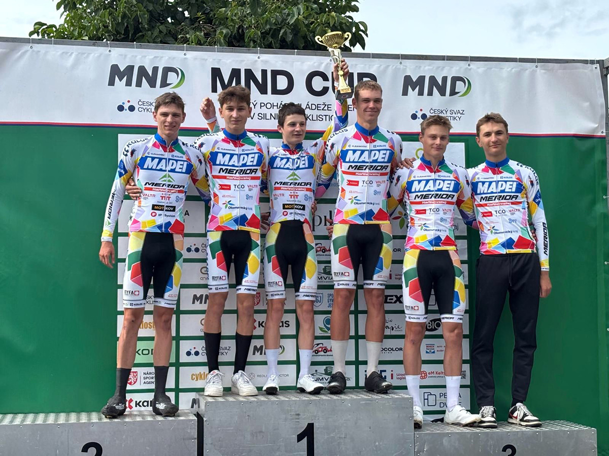 Mapei Merida Kaňkovský – vítěz MND Cupu – Českého poháru v silniční cyklistice mládeže a žen, kategorie juniorů.