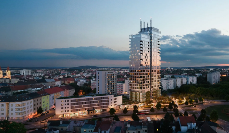 Třetí nejvyšší obytnou budovou v ČR se stanou plzeňské dvě věže, změní panorama města