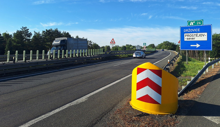 Oprava mostů přiškrtí vytíženou D46 v Prostějově, omezení potrvá zhruba měsíc