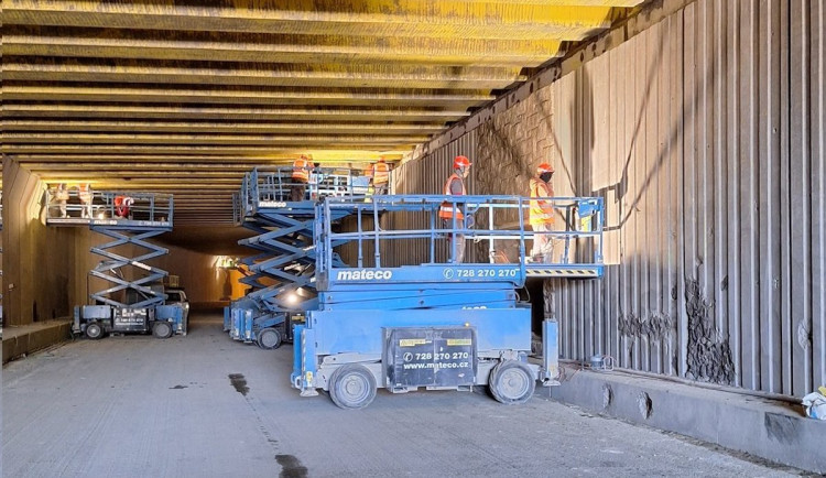 Komplikace v Liberci. O víkendu se zcela uzavře opravovaný tunel