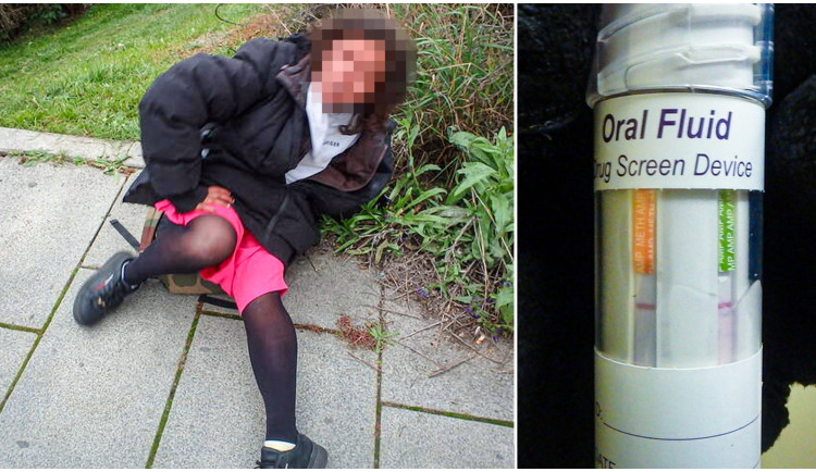 Mladá žena poskakovala po silnici a dělala nepořádek, měla v sobě koktejl drog