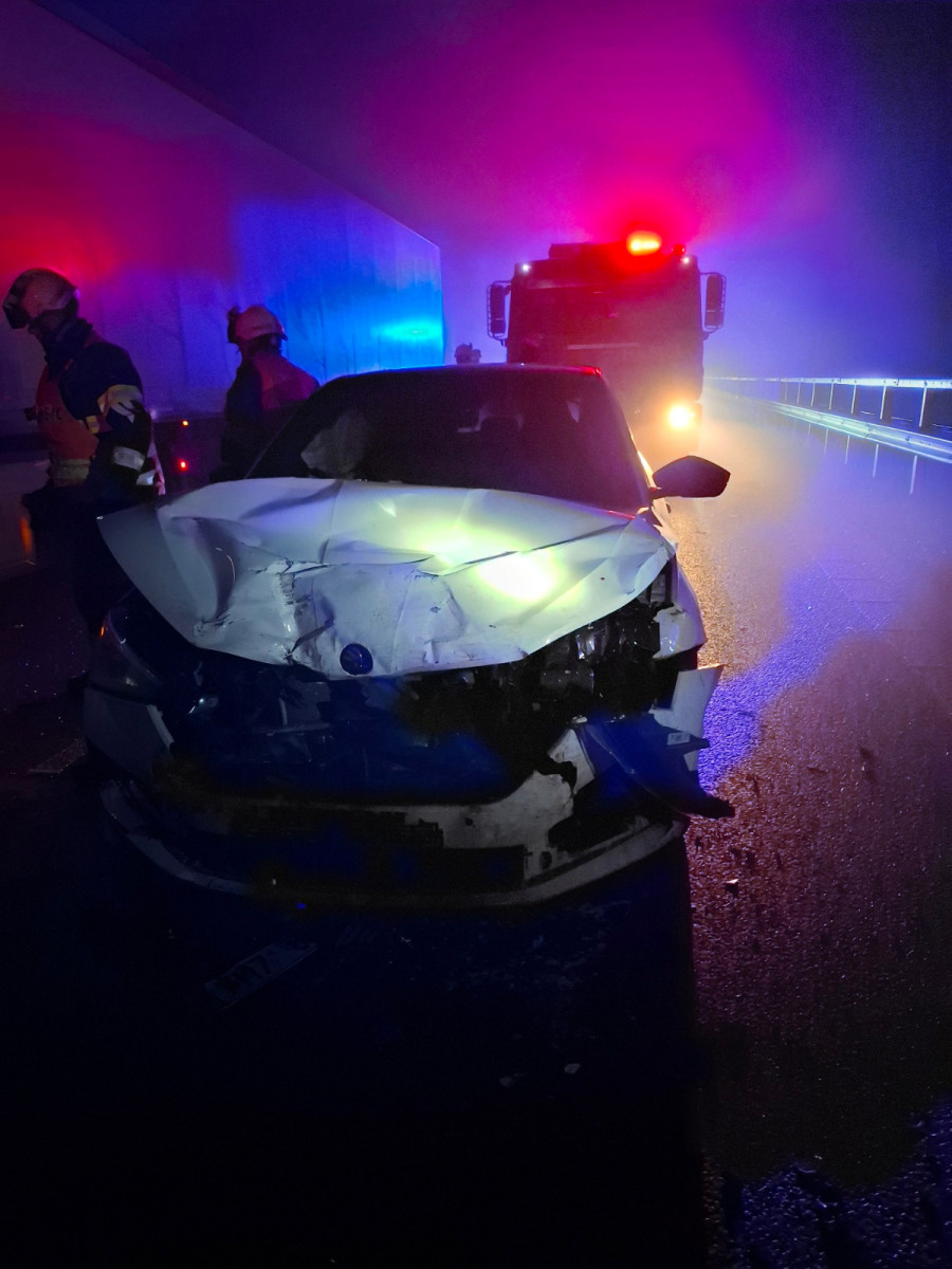 Ke dvěma dopravním nehodám došlo na dálnici D35 také u litovelské části Unčovice