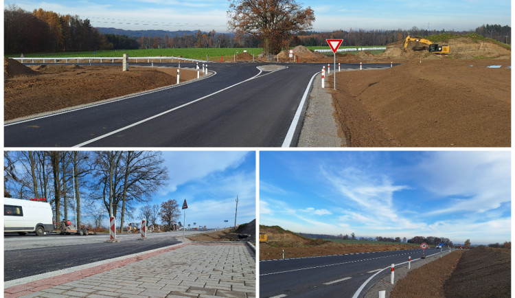 FOTO: Na Havlíčkobrodsku je průjezdná přestavěná křižovatka u Květinova