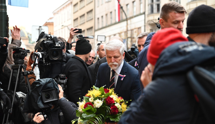 FOTO,VIDEO: 17. listopad na Národní třídě. Pavel, Babiš I Rakušan sklidili kritiku