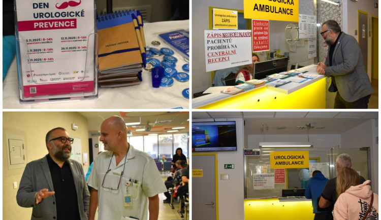 Frýdecká nemocnice podpořila Movember. Urologii navštívilo více než 50 lidí