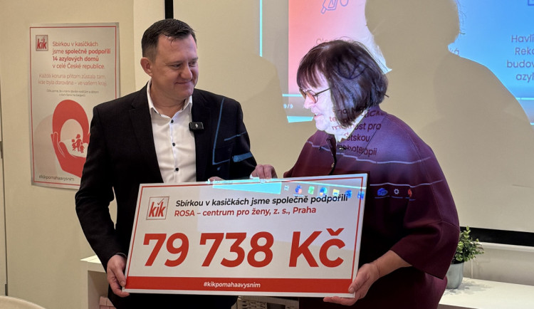 Azylové domy po celém Česku podpořila sbírka KiK. Lidé darovali skoro 2 miliony