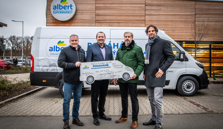 Pomoc potravinami: Obchody Albert letos darovaly 4 000 tun jídla