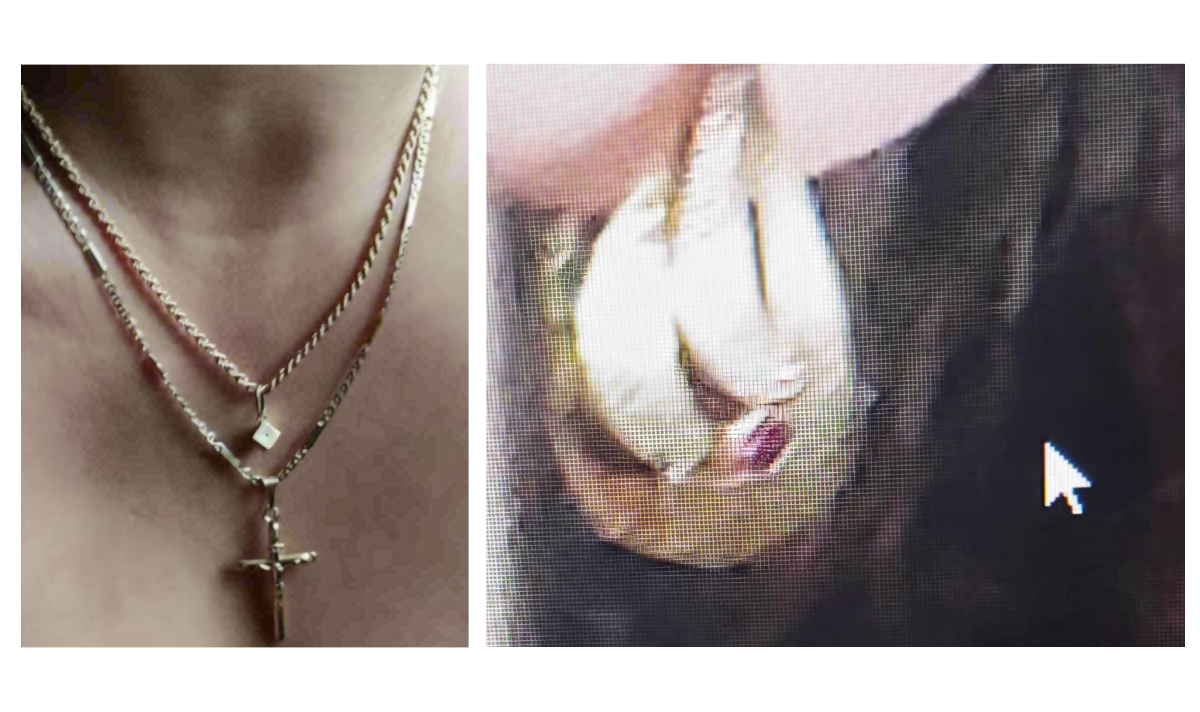 Koláž některých zmizelých šperků.