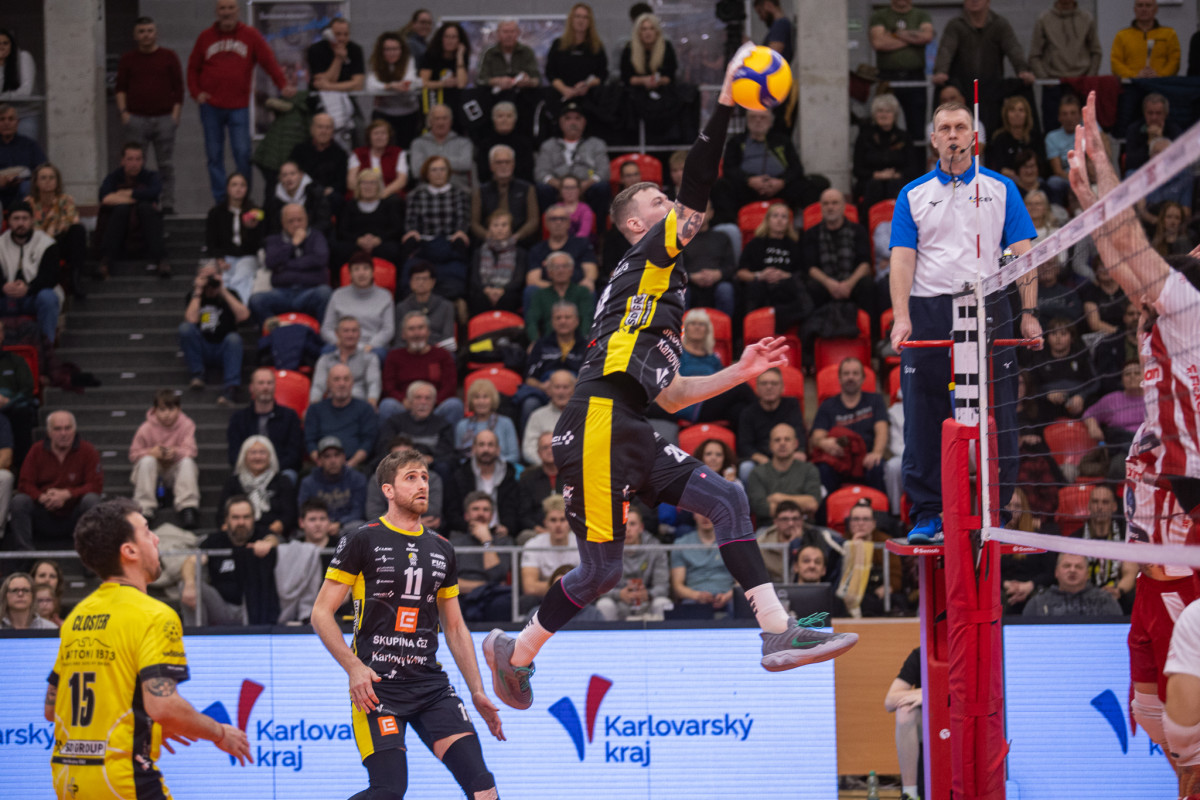 Volejbalisté Karlovarska vyřadili v osmifinále Poháru CEV Olympiakos Pireus
