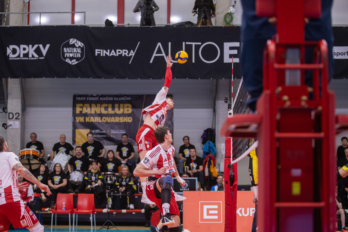 Volejbalisté Karlovarska vyřadili v osmifinále Poháru CEV Olympiakos Pireus