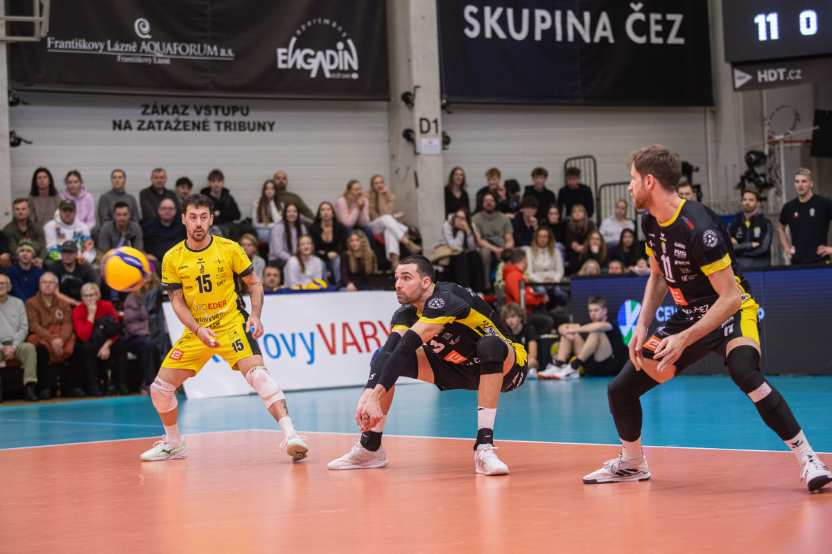 Volejbalisté Karlovarska vyřadili v osmifinále Poháru CEV Olympiakos Pireus