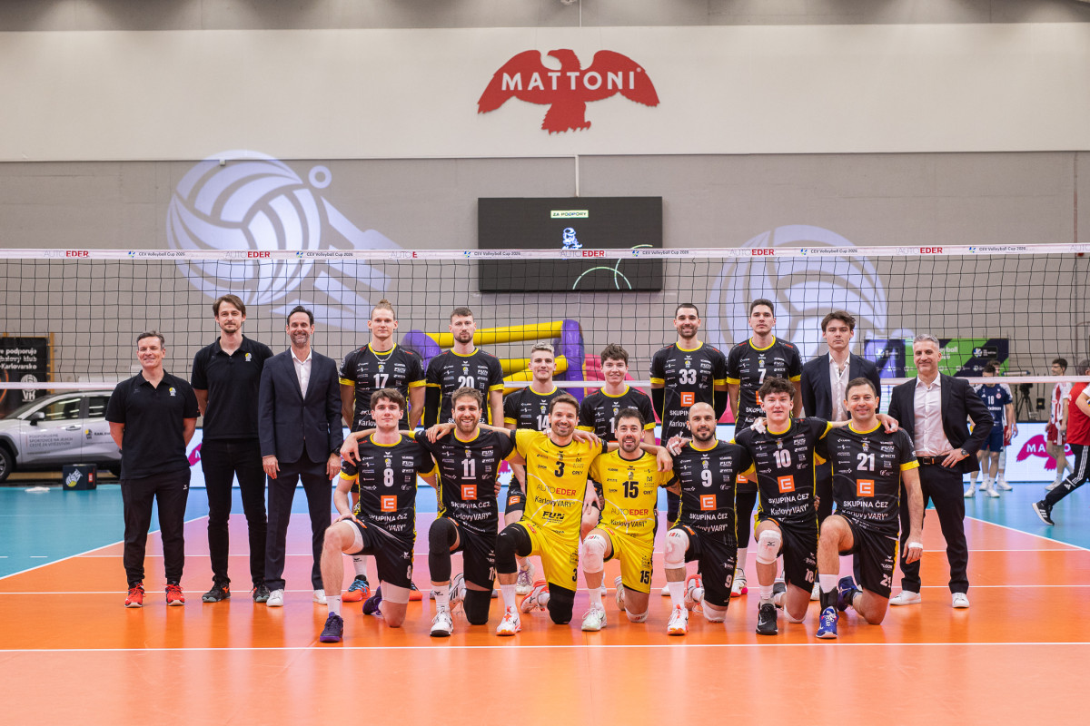 Volejbalisté Karlovarska vyřadili v osmifinále Poháru CEV Olympiakos Pireus