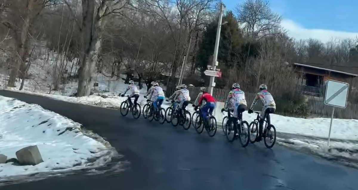 Zimní příprava cyklistů Mapei Merida Kaňkovský