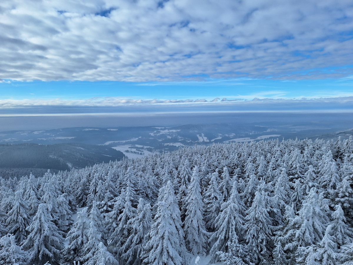 Zimní pohádka na fotkách, Orlické hory jsou pod sněhem