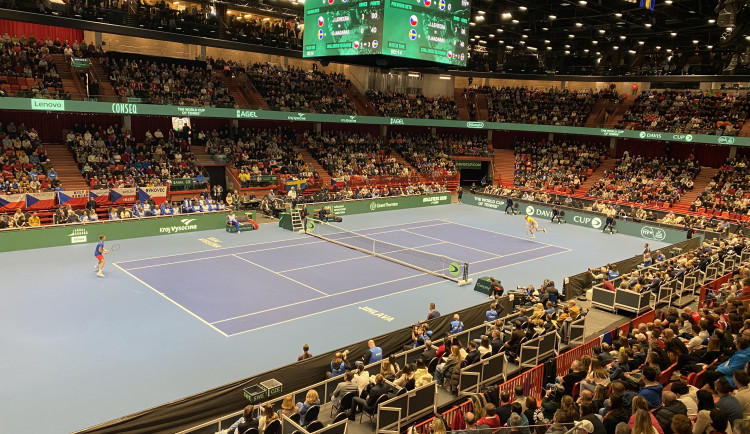 ON-LINE: Jihlava poprvé hostí Davis Cup, v Horácké aréně hrají Češi proti Švédům