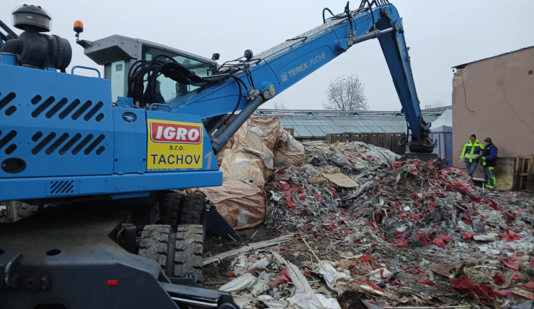 Z Horních Heršpic mizí nelegální odpad, kamiony ho vozí zpět do Německa