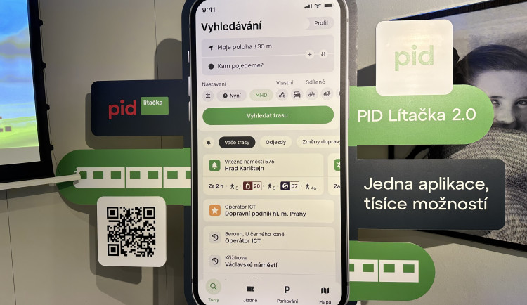 Doporučí ideální vagon metra pro přestup, započítá zpoždění. Aplikaci Lítačka vylepší