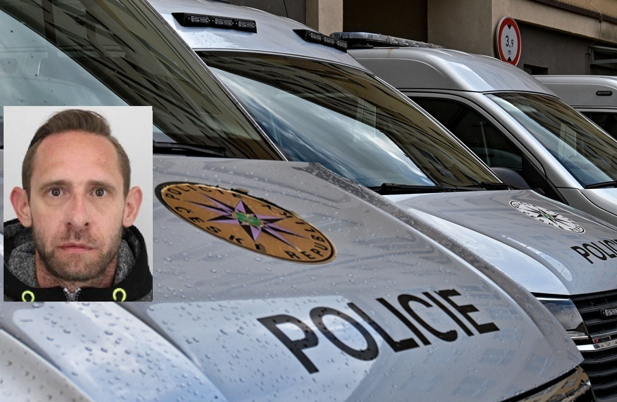 Muž měl nastoupit do vězení, místo toho zmizel. Trvalé bydliště má na Telčsku. Foto: Marie Buláková + se svolením Policie ČR (koláž)