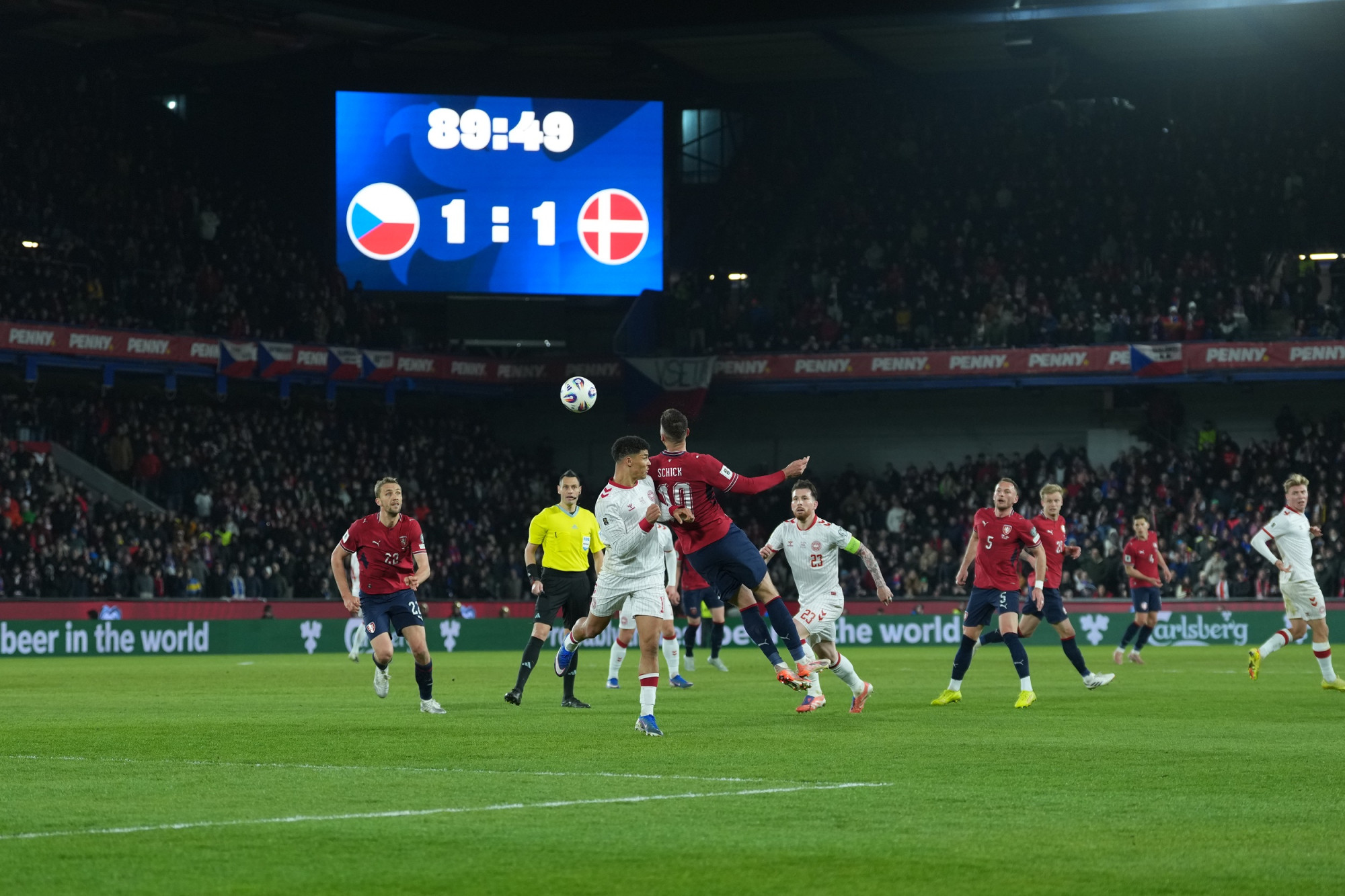 Čeští fotbalisté zdolali na penalty Dánsko a postoupili na mistrovství světa