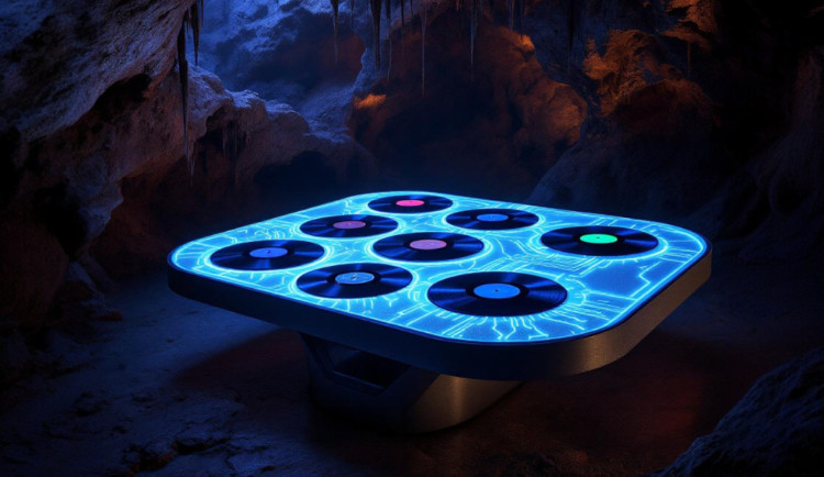 Magický kaolinový důl promění světelné instalace v unikátní podzemní vesmír