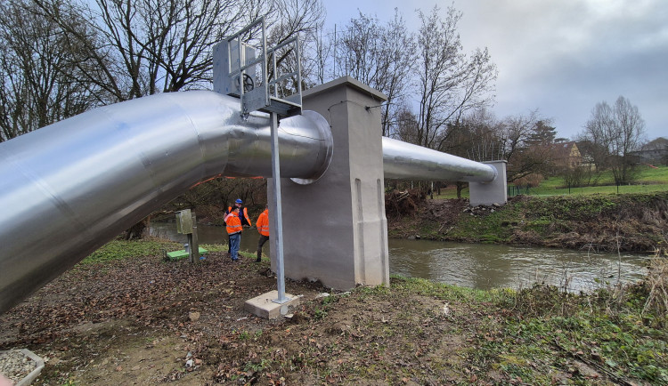 Vodohospodáři na Novojičínsku za 3,5 milionu korun opravili vodovod přes Odru