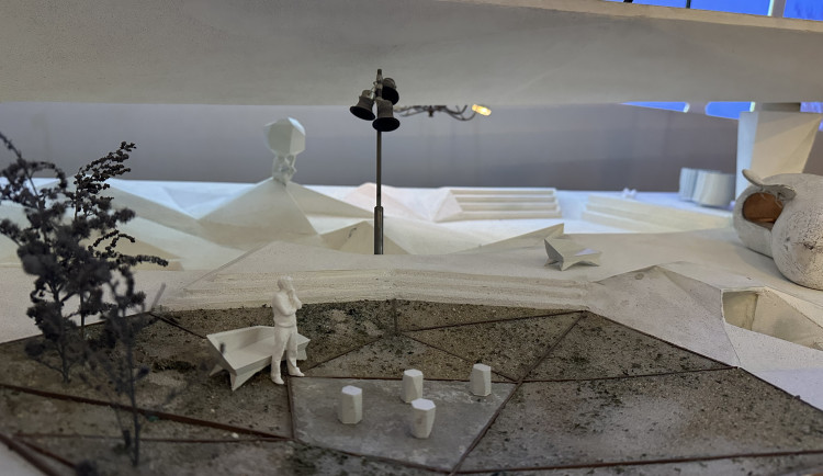 Les lamp, proměněná benzinka, skatepark. Jak budou vypadat břehy u Dvoreckého mostu?